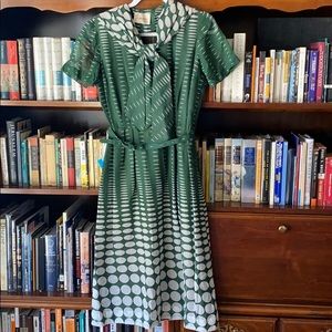 Vintage Slimaker Fuller Fabrics Windswept Dress